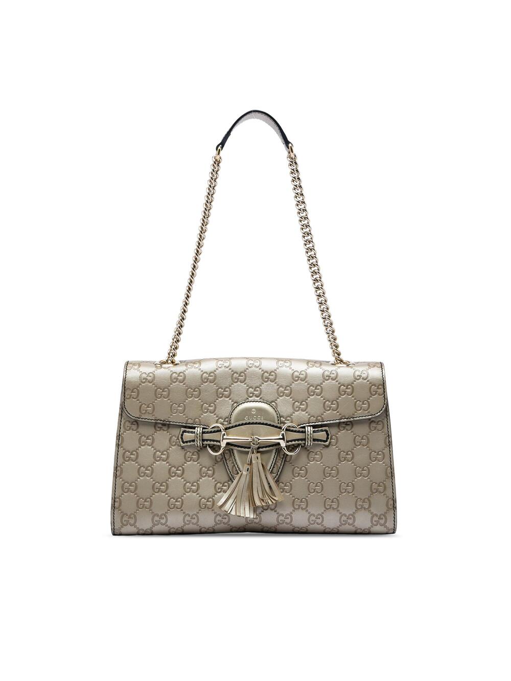Emily Chain Flap Bag Guccissima Leather #341251G10B